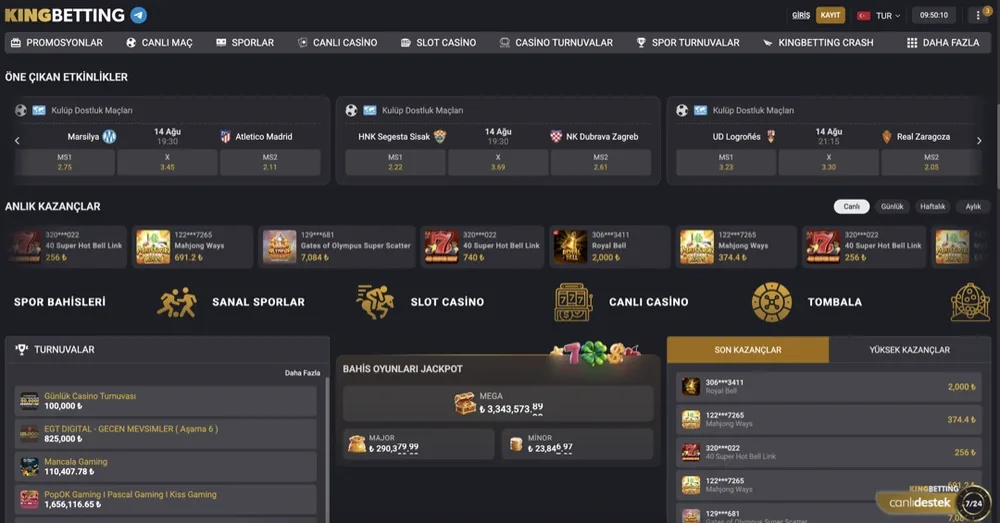 king betting